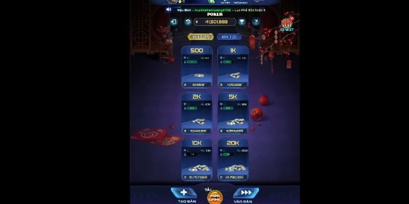 Sức hấp dẫn của sảnh live poker